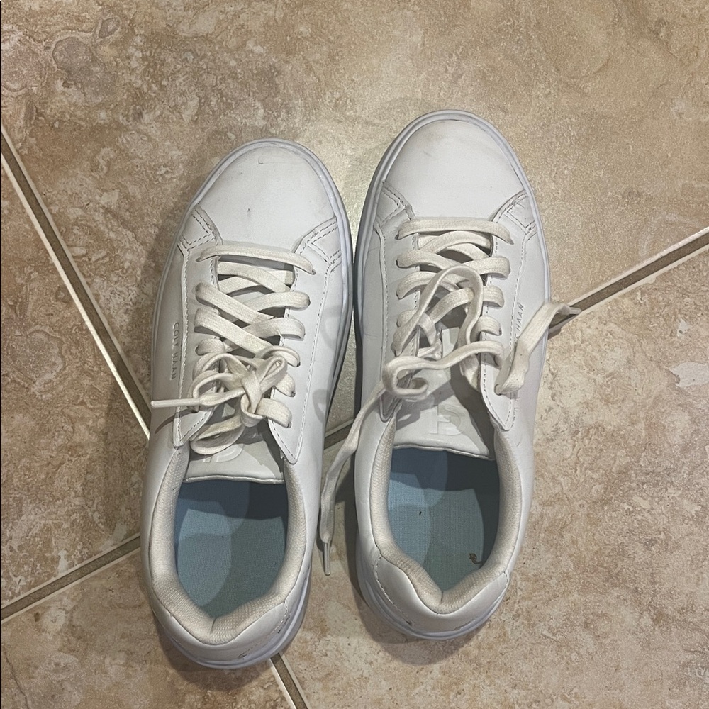 Cole Haan White Athletic Shoes